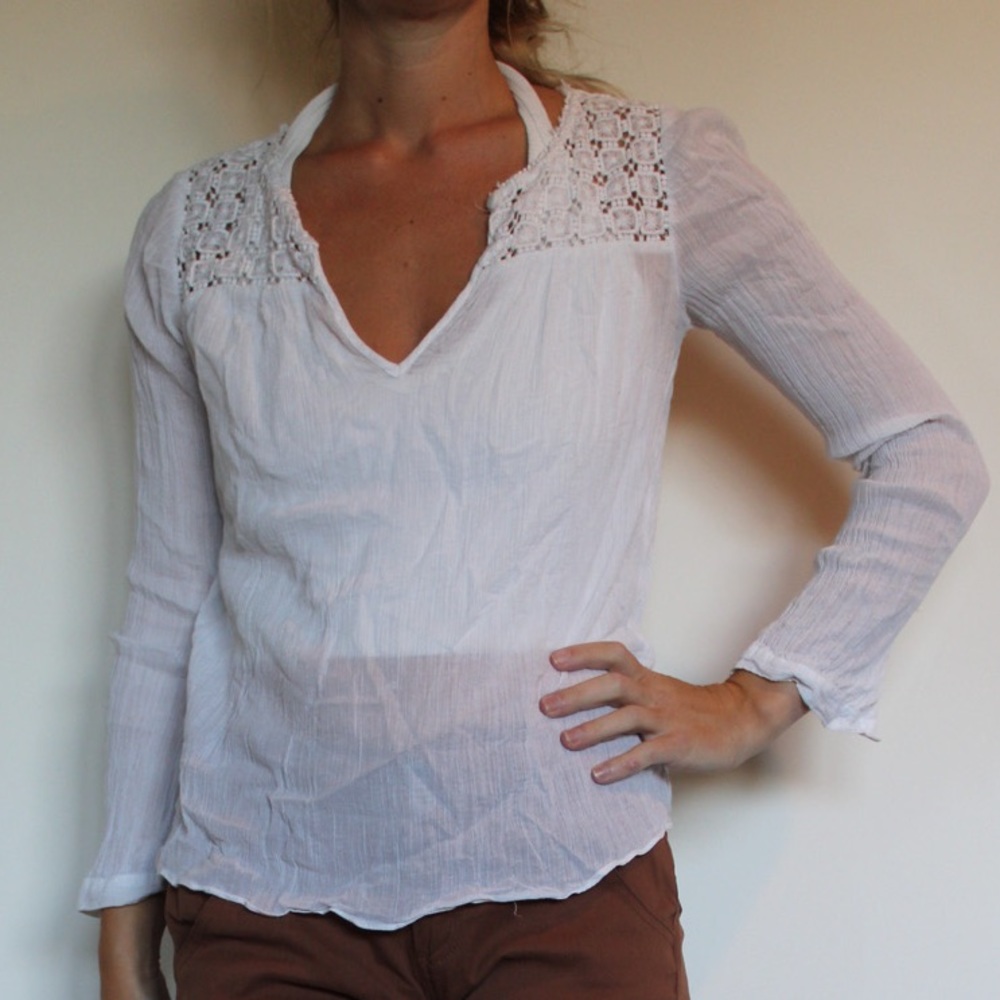 Lace lightweight J Crew top